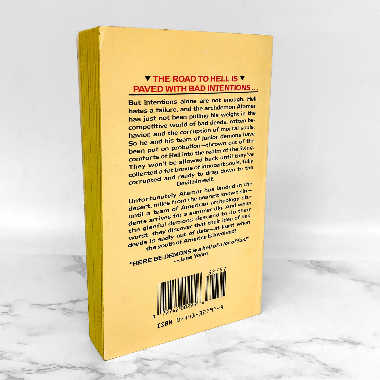 Here Be Demons by Esther M. Friesner [FIRST EDITION PAPERBACK] 1988