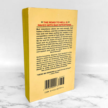 Here Be Demons by Esther M. Friesner [FIRST EDITION PAPERBACK] 1988