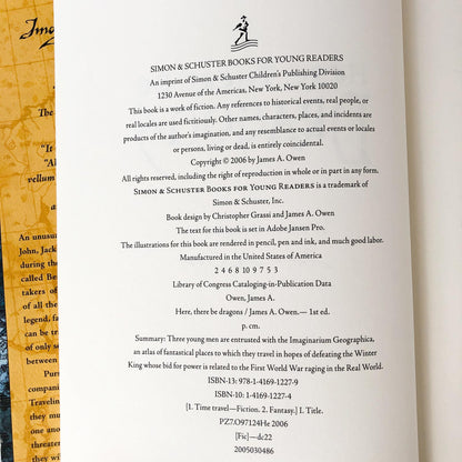 Here There Be Dragons by James A. Owen [FIRST EDITON] 2006 • Simon & Scuster