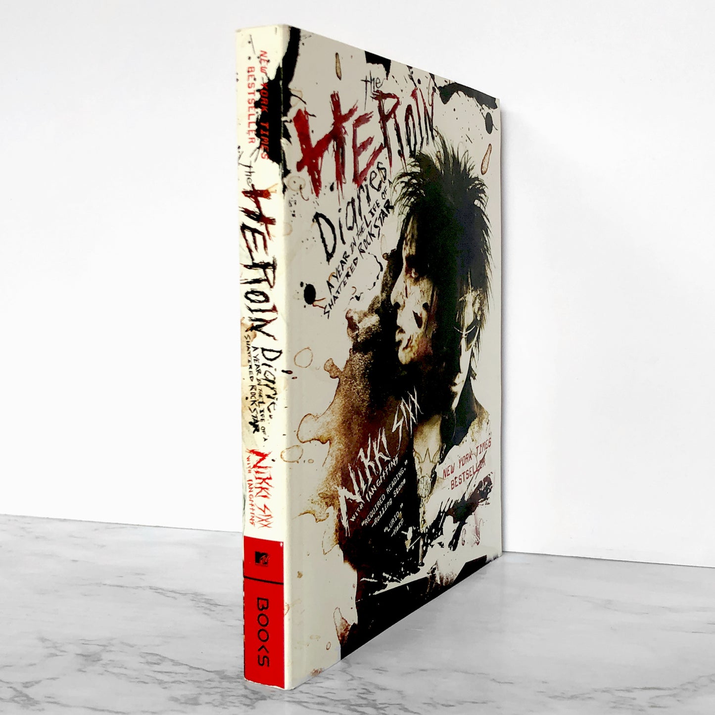 The Heroin Diaries: A Year in the Life of a Shattered Rock Star by Nikki Sixx [FIRST PAPERBACK PRINTING] 2008