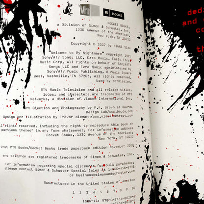 The Heroin Diaries: A Year in the Life of a Shattered Rock Star by Nikki Sixx [FIRST PAPERBACK PRINTING] 2008