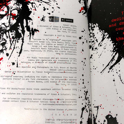 The Heroin Diaries: A Year in the Life of a Shattered Rock Star by Nikki Sixx [FIRST PAPERBACK EDITION] 2008