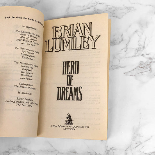 Hero of Dreams by Brian Lumley [1993 PAPERBACK] • TOR Horror
