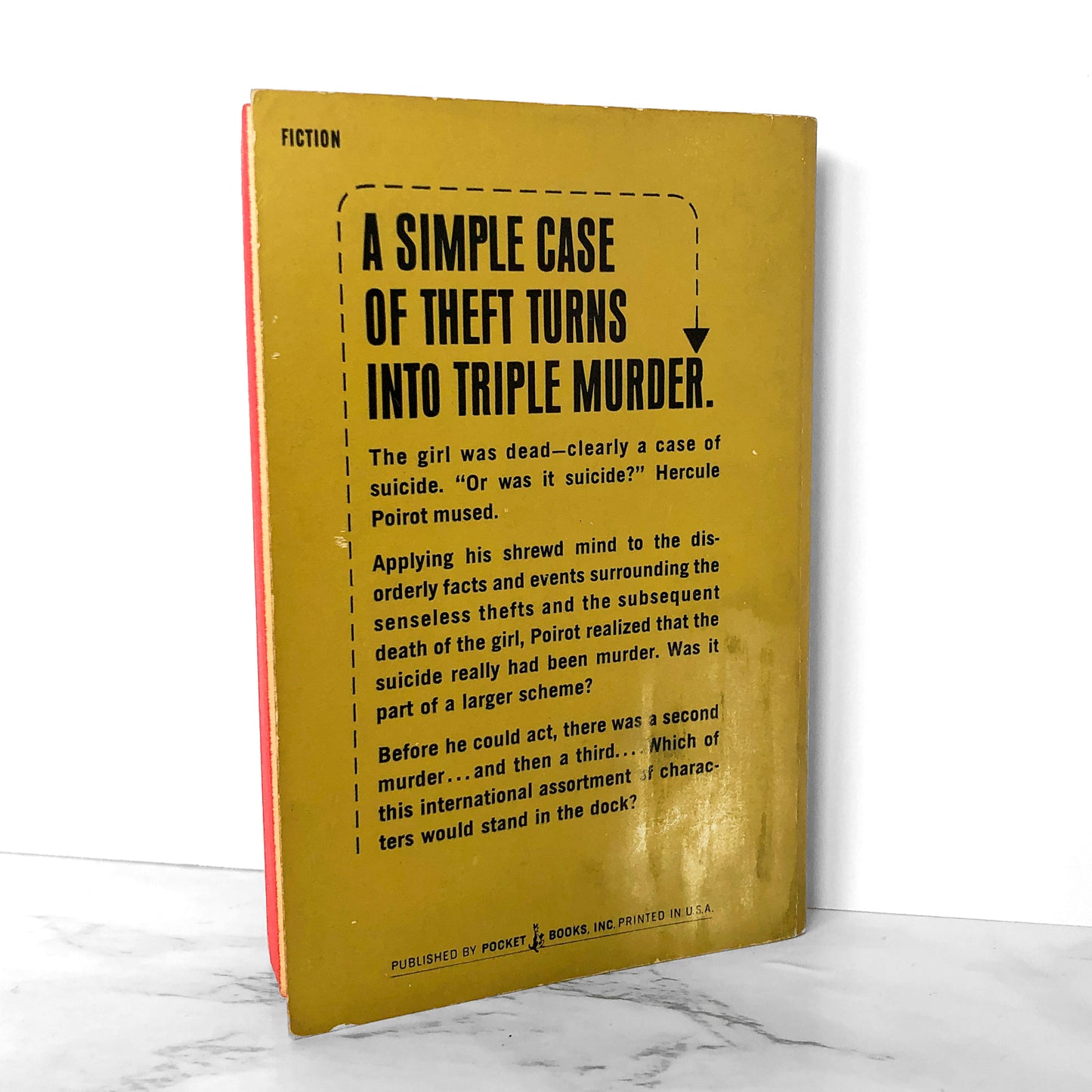 Hickory Dickory Death by Agatha Christie [1966 PAPERBACK] Poirot #30