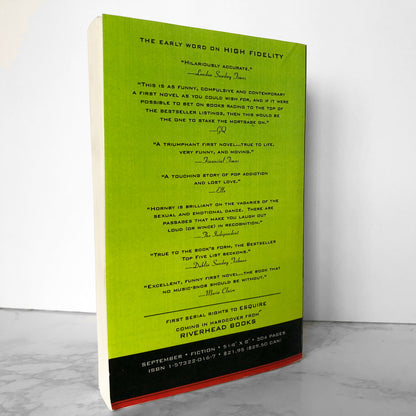 High Fidelity by Nick Hornby [UNCORRECTED PROOF - 1995] - Bookshop Apocalypse