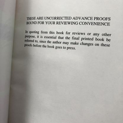 High Fidelity by Nick Hornby [UNCORRECTED PROOF - 1995] - Bookshop Apocalypse