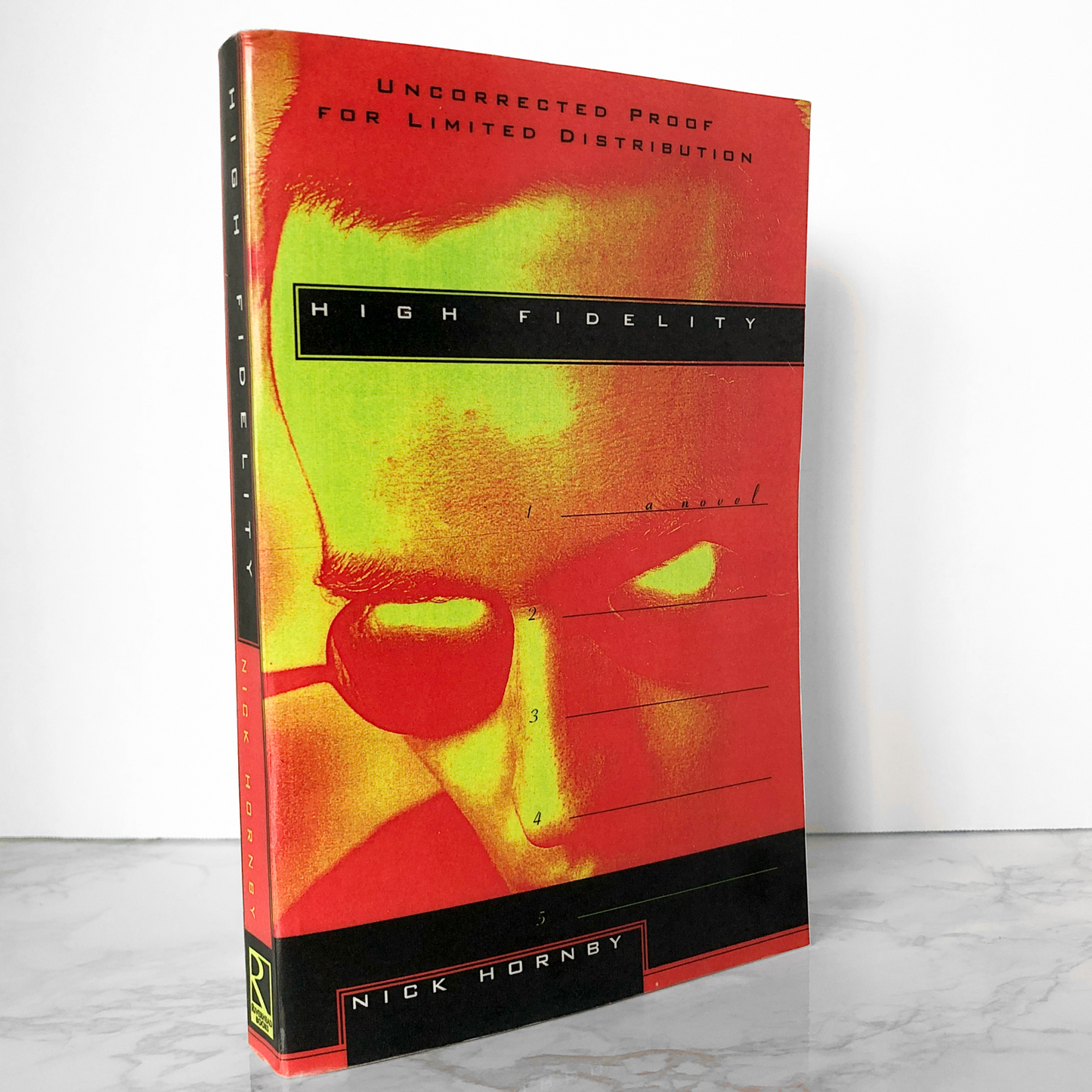 High Fidelity by Nick Hornby [UNCORRECTED PROOF - 1995] - Bookshop Apocalypse