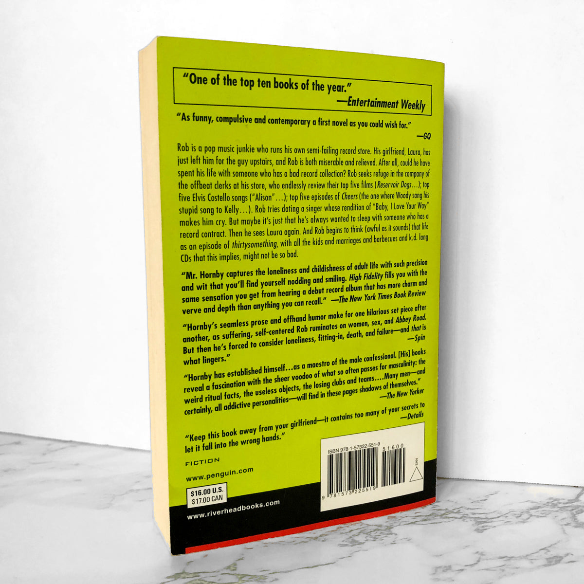 High Fidelity by Nick Hornby [TRADE PAPERBACK / 1995] - Bookshop Apocalypse