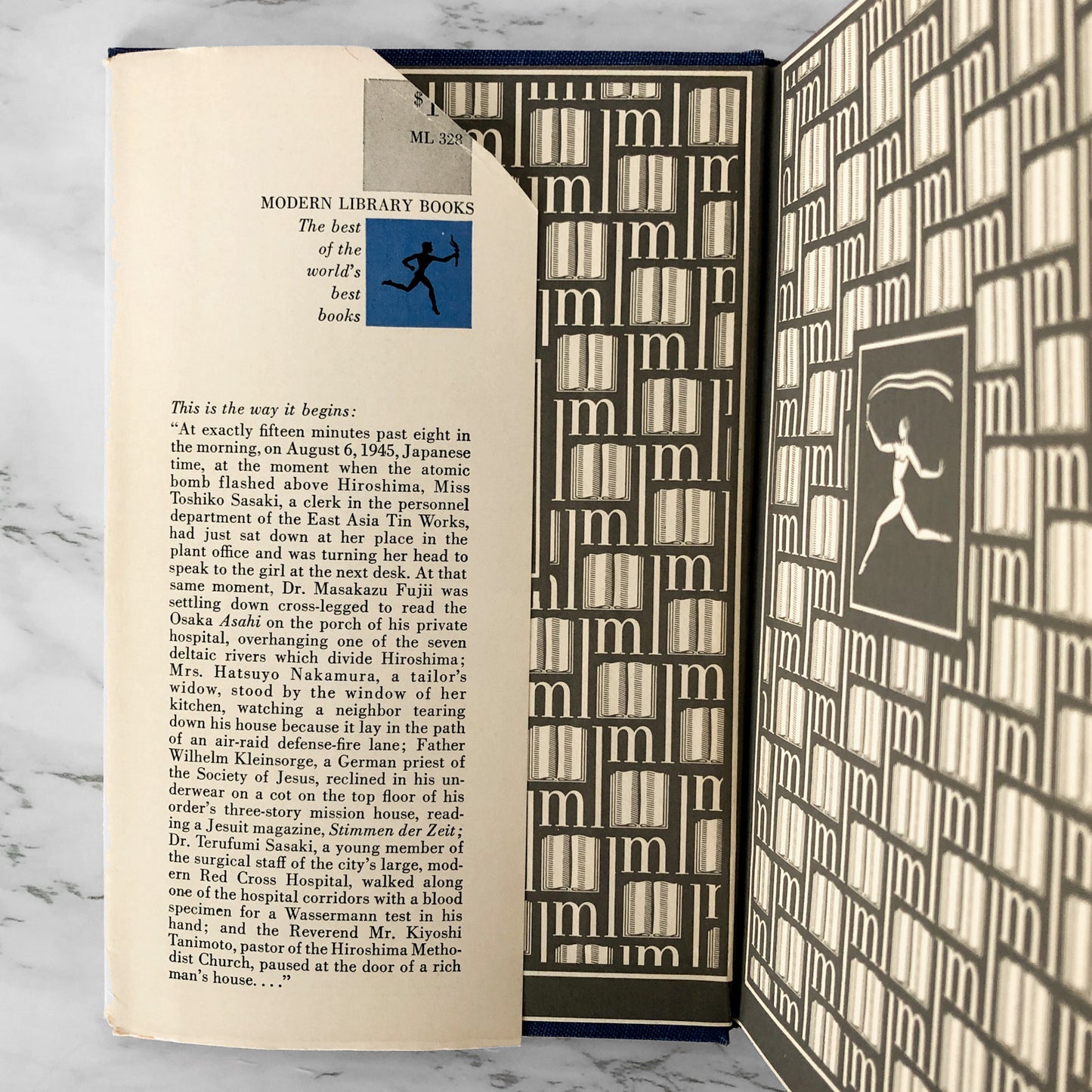 Hiroshima by John Hersey [THE MODERN LIBRARY] 1946 / HARDCOVER