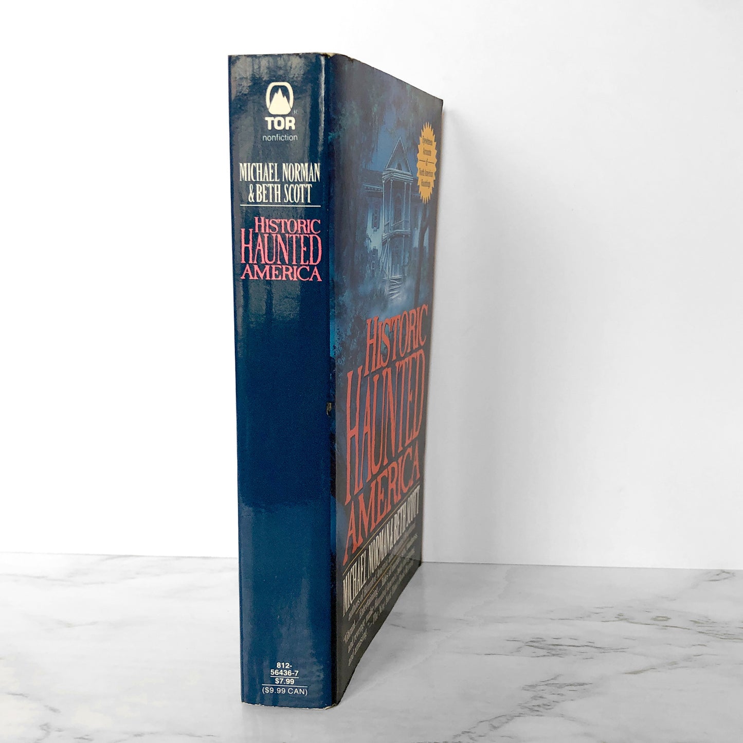 Historic Haunted America by Beth Scott & Michael Norman [1996 PAPERBACK] • TOR