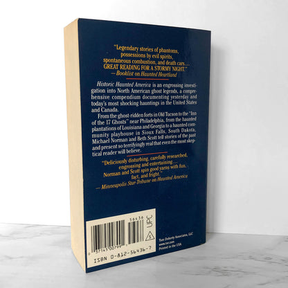 Historic Haunted America by Beth Scott & Michael Norman [1996 PAPERBACK] • TOR
