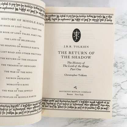 The History of The Lord of the Rings by J.R.R. Tolkien [TRADE BOX SET / 2000]