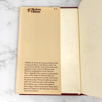 History of the Conquest of Mexico & History of the Conquest of Peru by William Hickling Prescott [THE MODERN LIBRARY] 1979