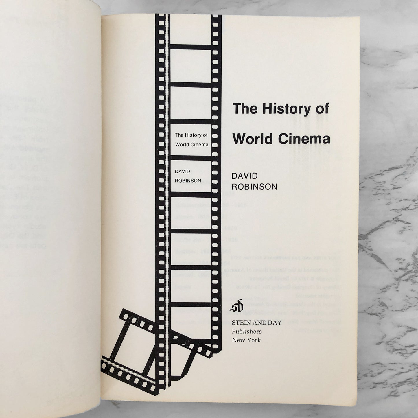 The History of World Cinema by David Robinson [FIRST PAPERBACK EDITION / 1974]