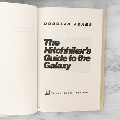 The Hitchhiker's Guide to the Galaxy by Douglas Adams [1979 HARDCOVER]