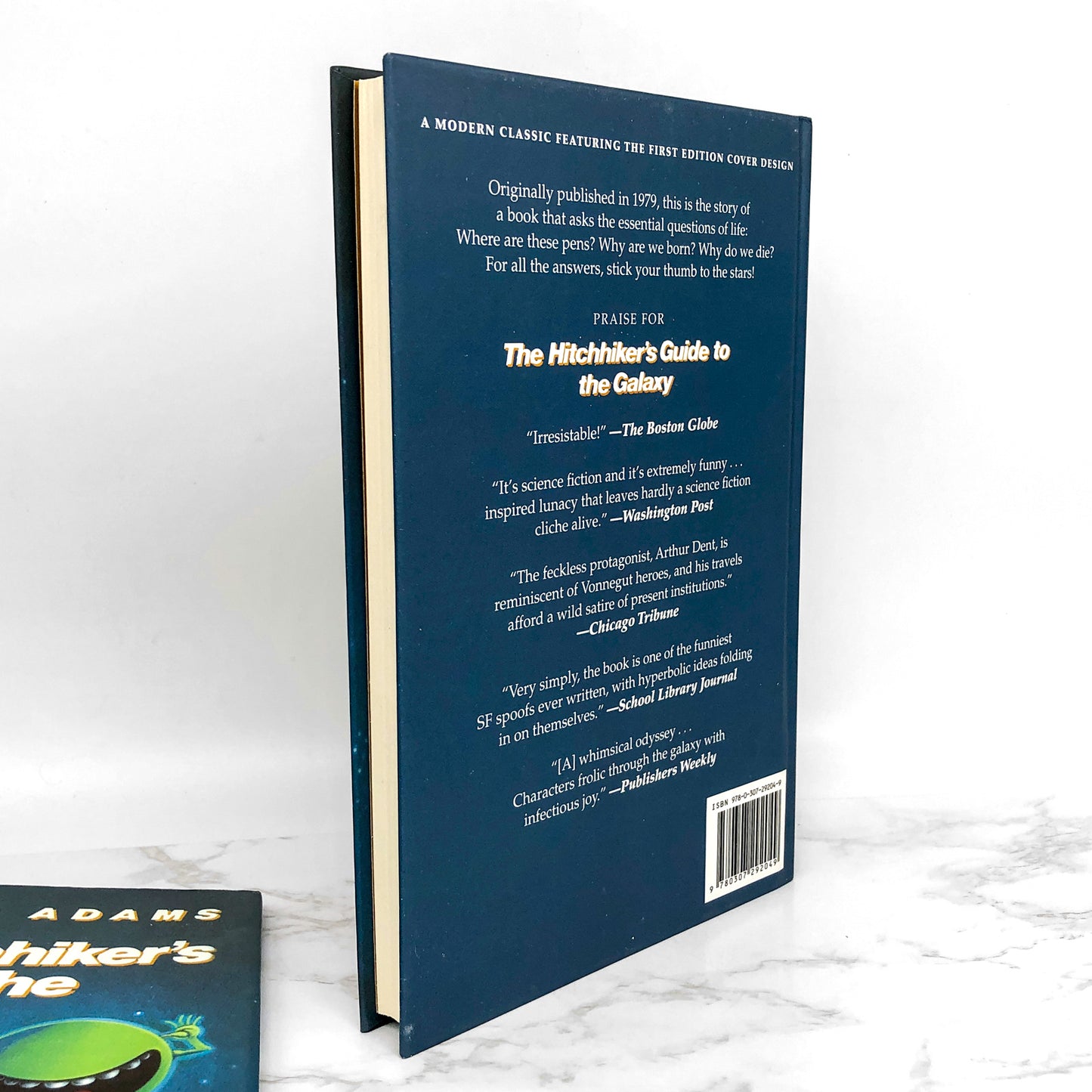 The Hitchhikers Guide to the Galaxy by Douglas Adams [25th ANNIVERSARY FACSIMILE HARDCOVER]