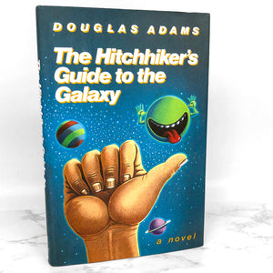 The Hitchhikers Guide to the Galaxy by Douglas Adams [25th ANNIVERSARY FACSIMILE HARDCOVER]