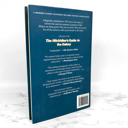 The Hitchhikers Guide to the Galaxy by Douglas Adams [25th ANNIVERSARY FACSIMILE HARDCOVER]