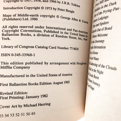 The Hobbit by J.R.R. Tolkien [1982 PAPERBACK]