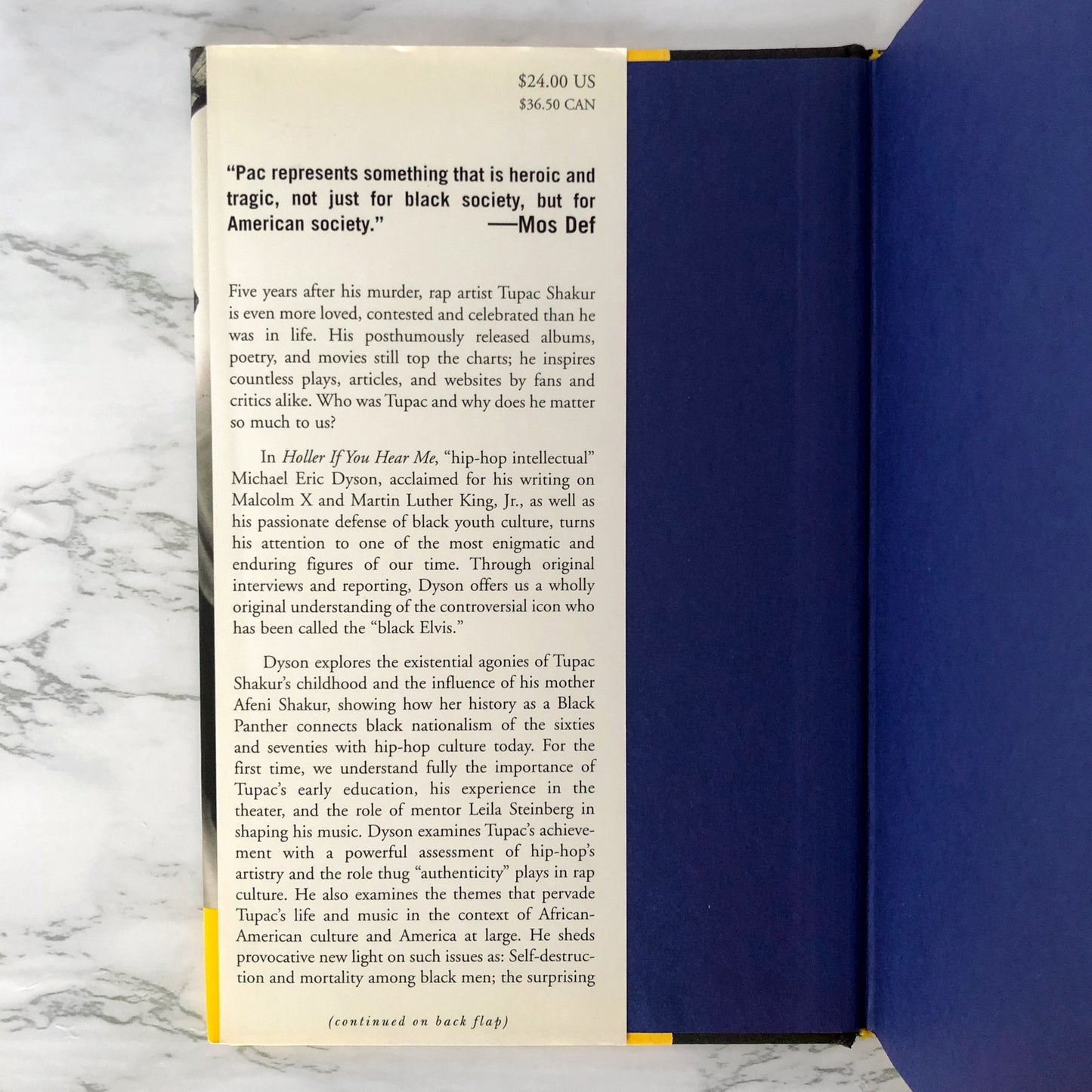Holler If You Hear Me: Searching for Tupac Shakur by Michael Eric Dyson [FIRST EDITION]