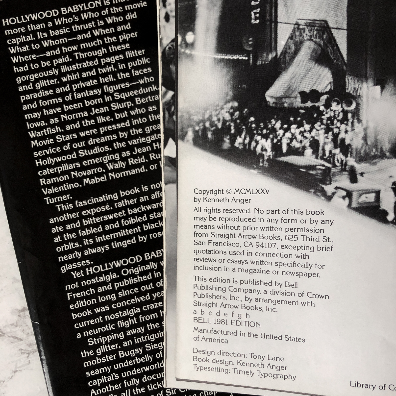 Hollywood Babylon by Kenneth Anger [GOLD EDITION] - Bookshop Apocalypse