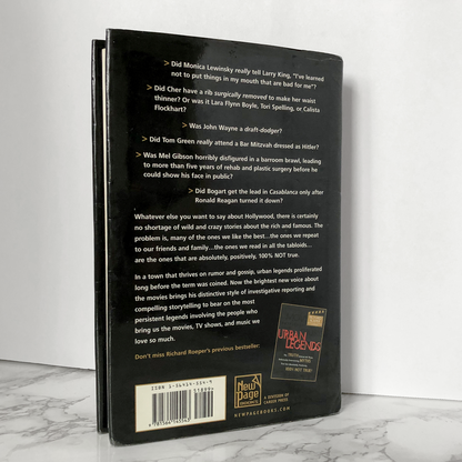 Hollywood Urban Legends by Richard Roeper [FIRST EDITION / 2001] - Bookshop Apocalypse