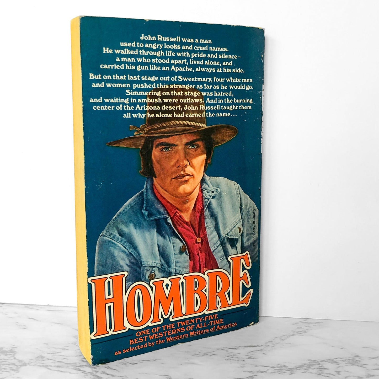 Hombre by Elmore Leonard [1980 PAPERBACK] • 6th Ballantine Print