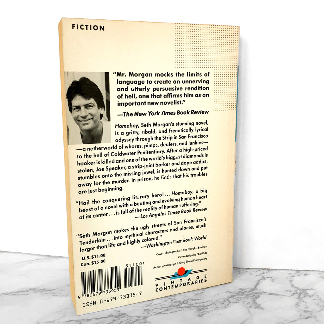 Homeboy by Seth Morgan [FIRST PAPERBACK PRINTING / 1991]