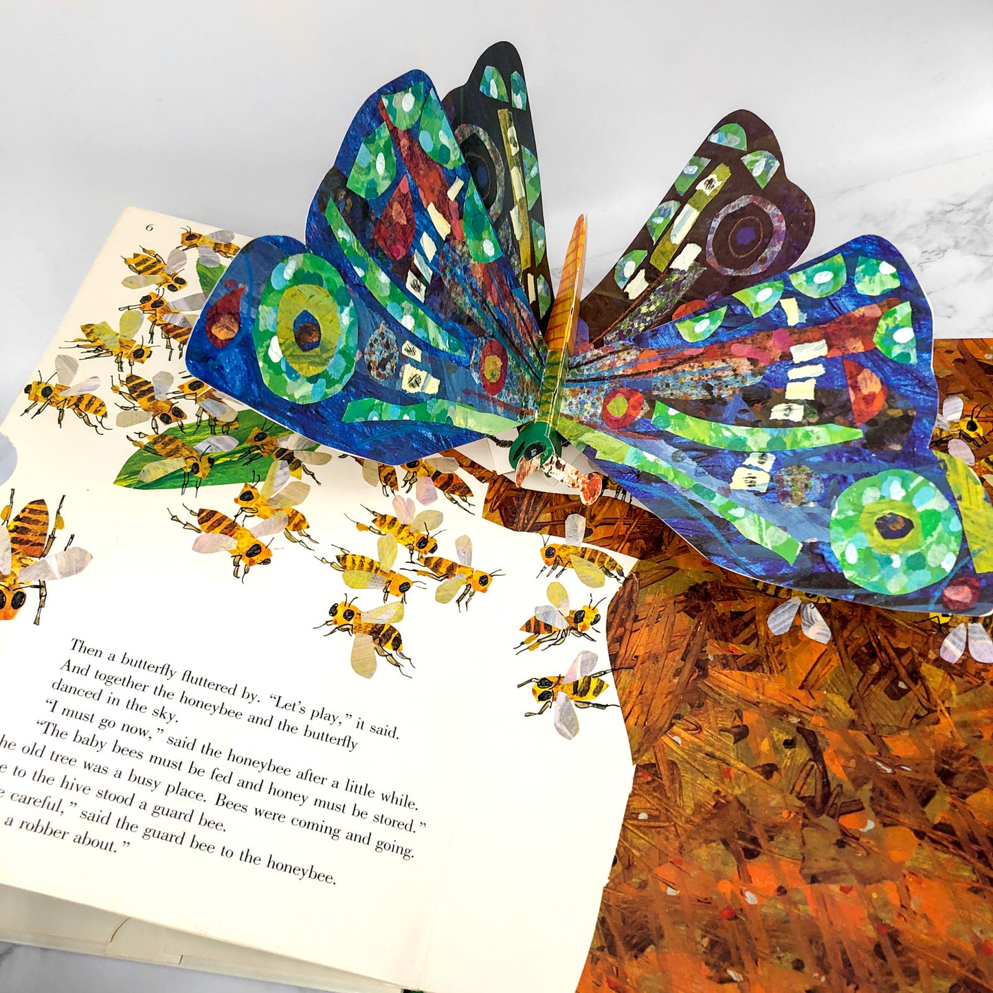 The Honeybee & the Robber by Eric Carle [FIRST EDITION POP-UP BOOK] 1981 • Philomel Books