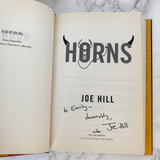 Horns by Joe Hill SIGNED! & DOODLED! [FIRST EDITION] - Bookshop Apocalypse