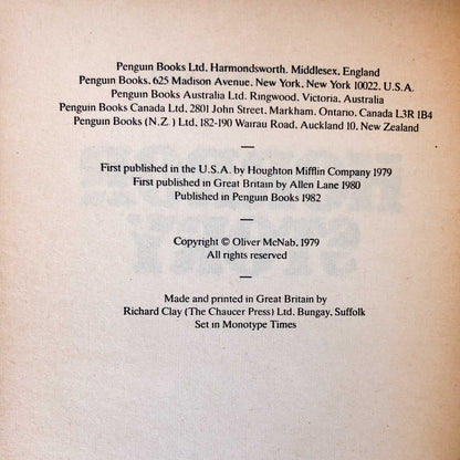 Horror Story by Oliver McNab [1982 U.K. PAPERBACK]