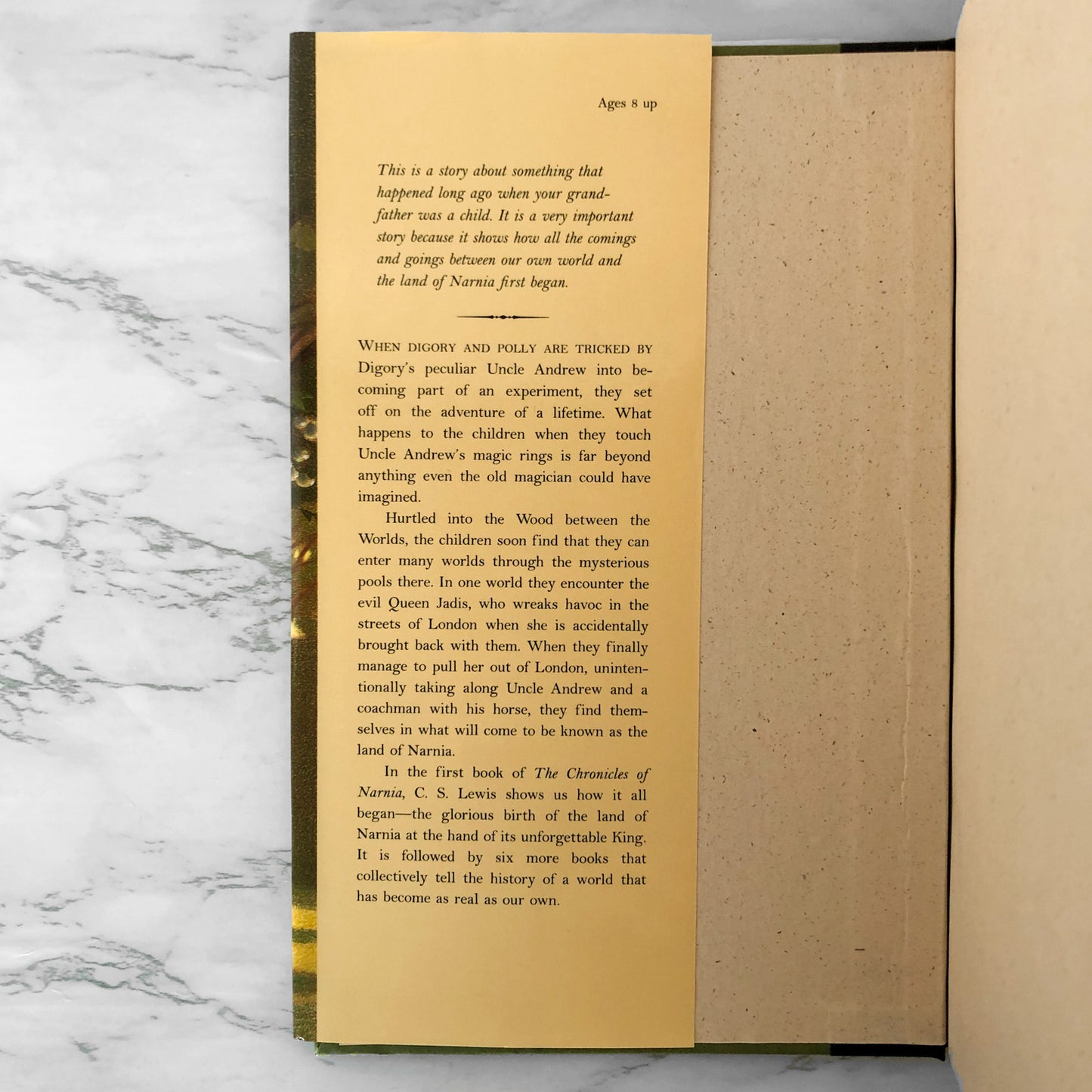 The Magician's Nephew by C.S. Lewis [1994 HARDCOVER] Narnia #1