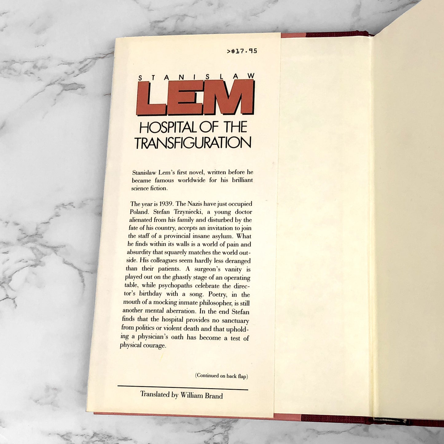 Hospital of the Transfiguration by Stanisław Lem [U.S. FIRST EDITION • FIRST PRINTING] 1988
