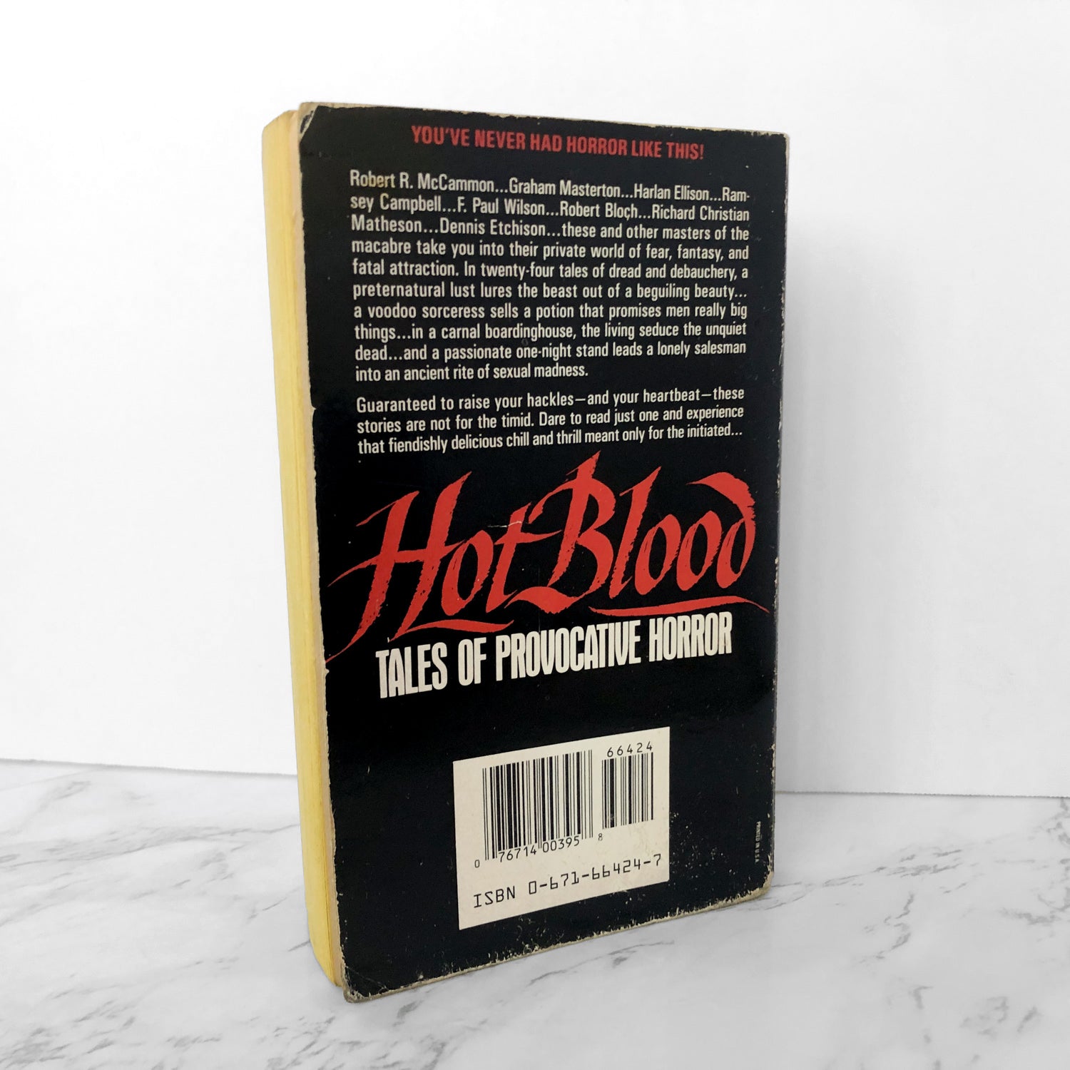 Hot Blood: 24 Tales of Erotic Horror edited by Jeff Geld [1981 PAPERBACK] - Bookshop Apocalypse