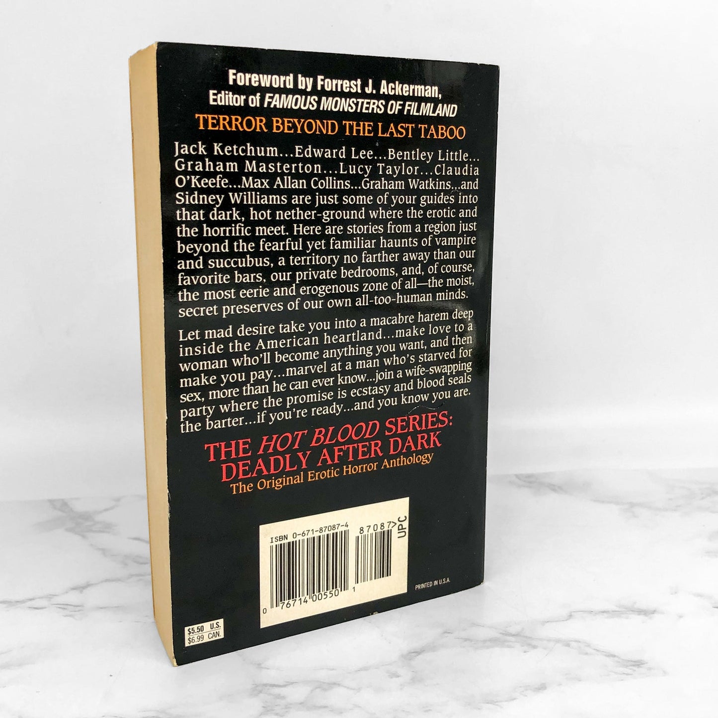 Hot Blood Vol. 4: Deadly After Dark edited by Jeff Geld [FIRST PAPERBACK PRINTING] 1994