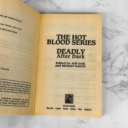 Hot Blood Vol. 4: Deadly After Dark edited by Jeff Geld [FIRST PAPERBACK PRINTING] 1994
