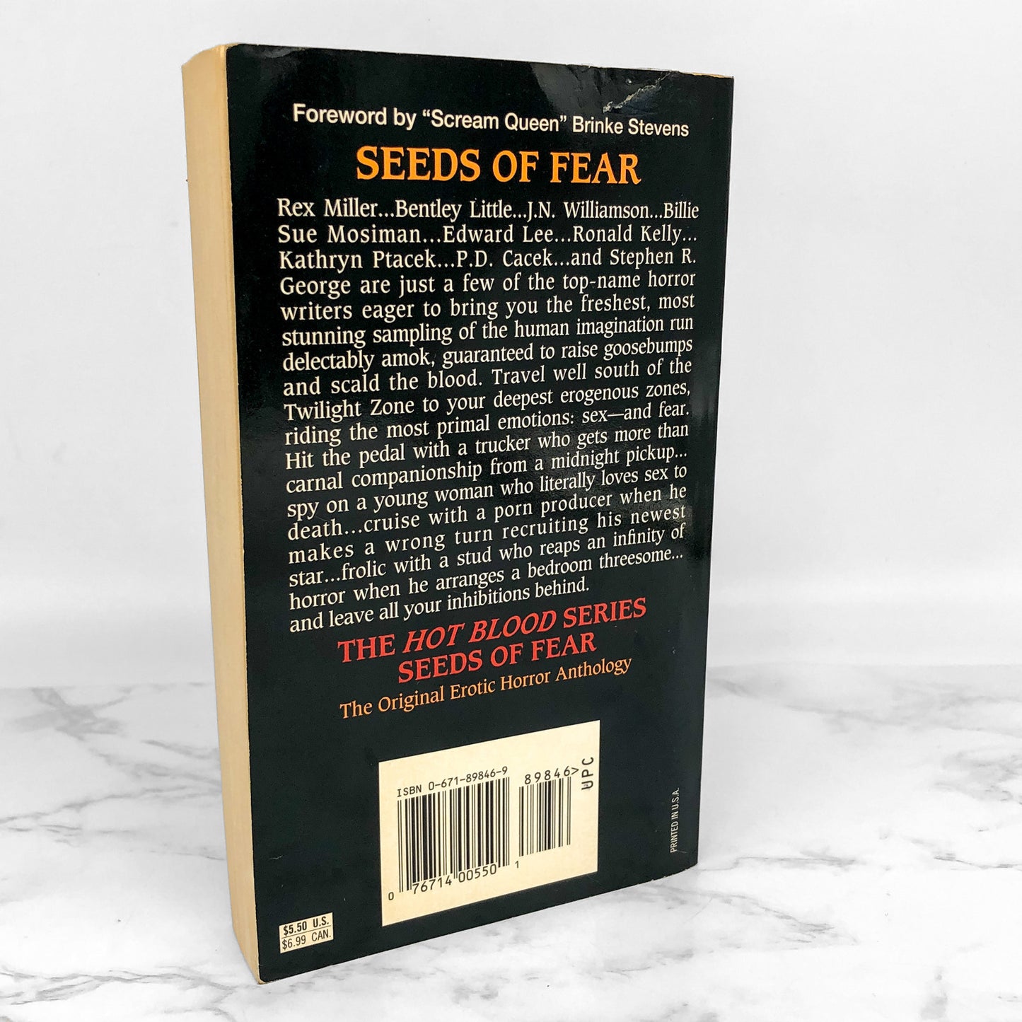 Hot Blood Vol. 5: Seeds of Fear edited by Jeff Geld [FIRST PAPERBACK PRINTING] 1995