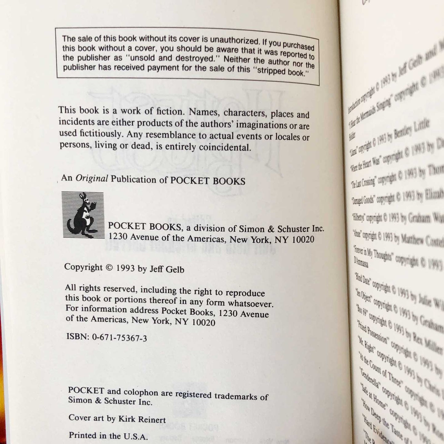 Hottest Blood edited by Jeff Geld & Michael Garrett [1993 HARDCOVER]