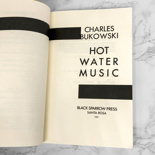 Hot Water Music by Charles Bukowski [FIRST EDITION PAPERBACK]