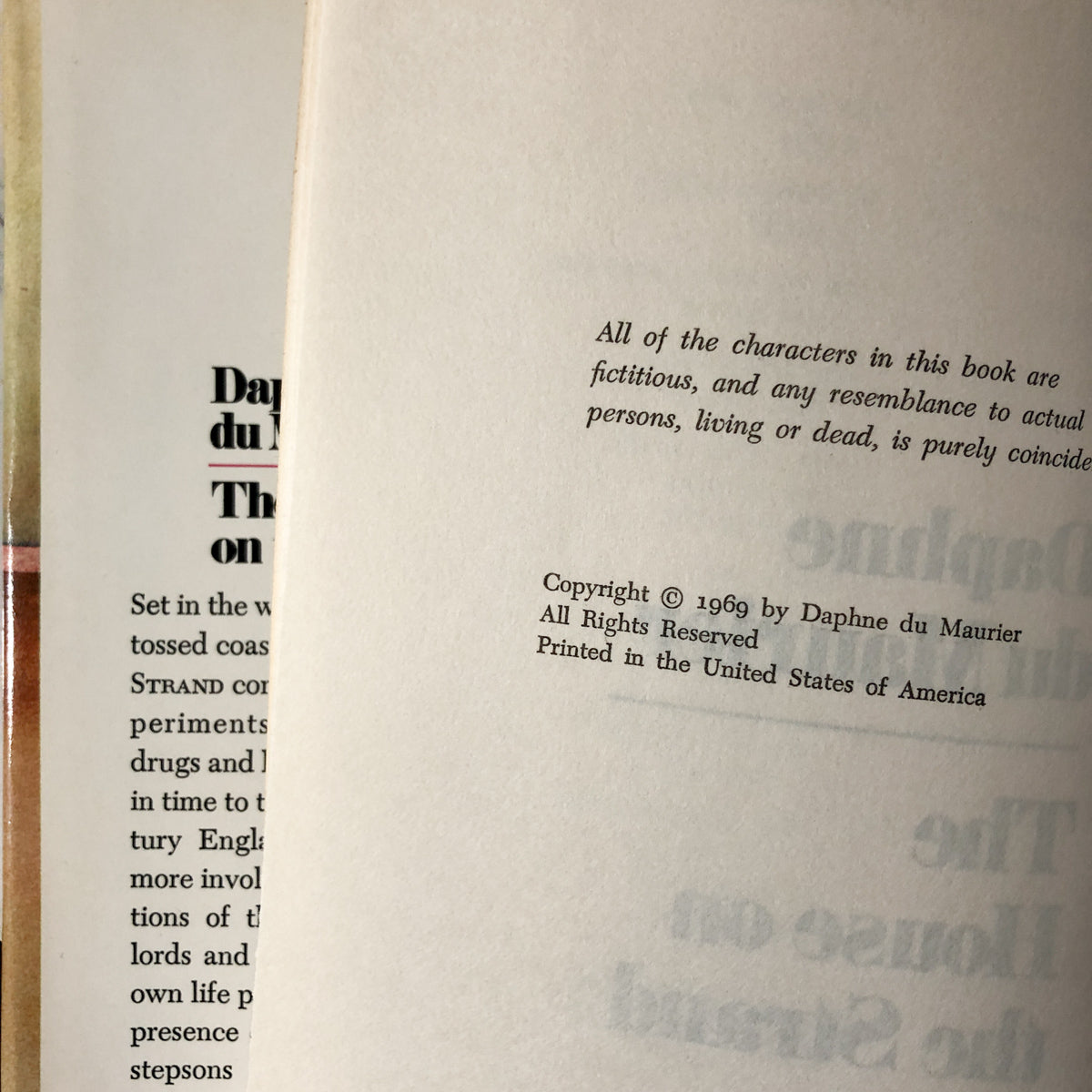 The House on the Strand by Daphne du Maurier [BOOK CLUB EDITION] - Bookshop Apocalypse