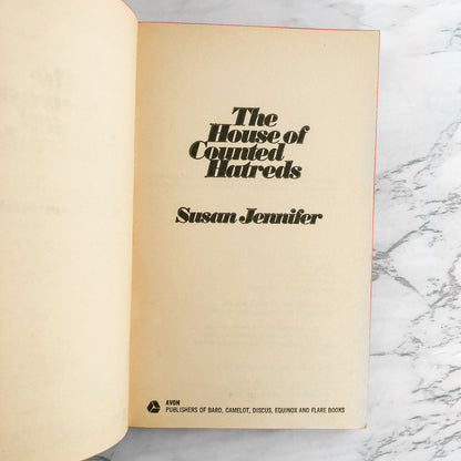 The House of Counted Hatreds by Susan Jennifer [FIRST PRINTING / 1973]