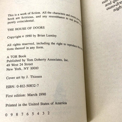 The House of Doors by Brian Lumley [FIRST EDITION PAPERBACK] 1990