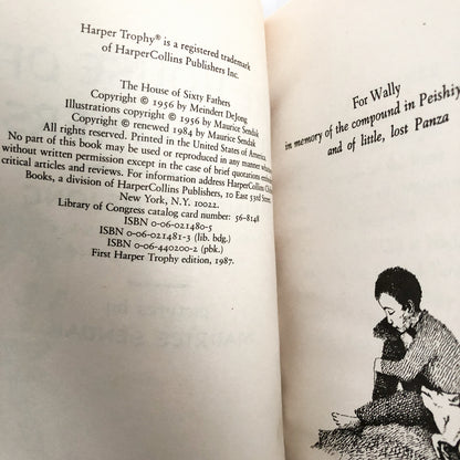 The House of Sixty Fathers by Meindert DeJong & Maurice Sendak [TRADE PAPERBACK / 1987]