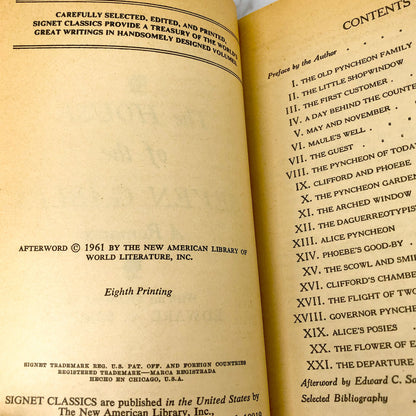 The House of the Seven Gables by Nathaniel Hawthorne [1961 DURABIND HARDBACK]