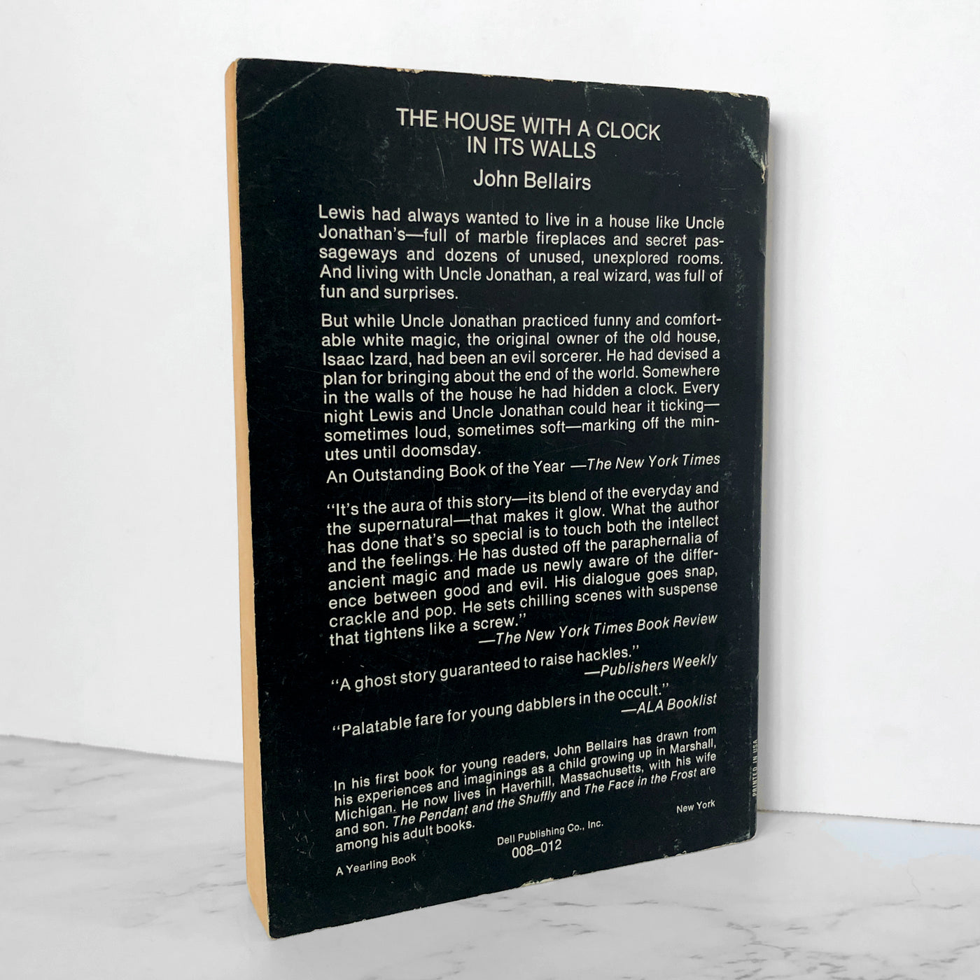 The House With A Clock in Its Walls by John Bellairs [FIRST PAPERBACK EDITION / 1976]