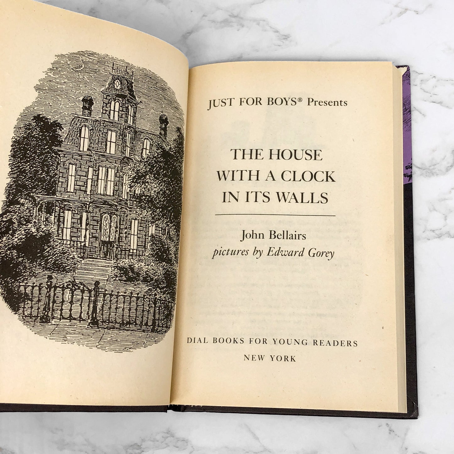 The House With A Clock in Its Walls by John Bellairs & Edward Gorey [1984 HARDCOVER]