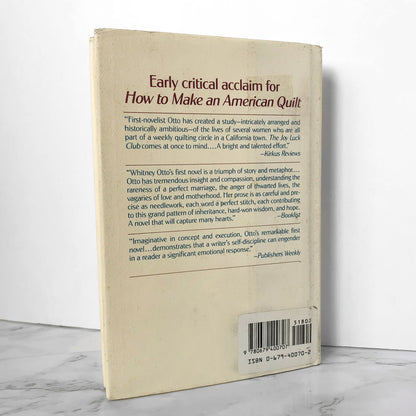 How to Make an American Quilt by Whitney Otto [SIGNED! FIRST EDITION] - Bookshop Apocalypse