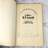 The Best of H.P. Lovecraft: Bloodcurdling Tales of Horror & the Macabre [1982 TRADE PAPERBACK]