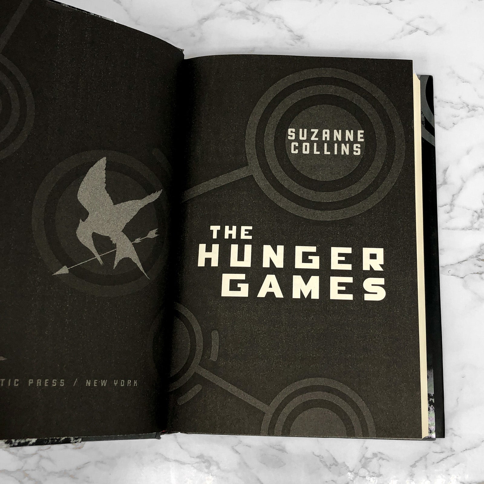 The Hunger Games by Suzanne Collins [FIRST EDITION] 2008