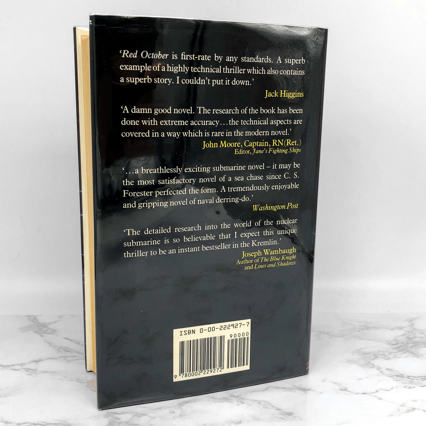 The Hunt For Red October by Tom Clancy [U.K. FIRST EDITION] 1985 • Collins • Jack Ryan #1